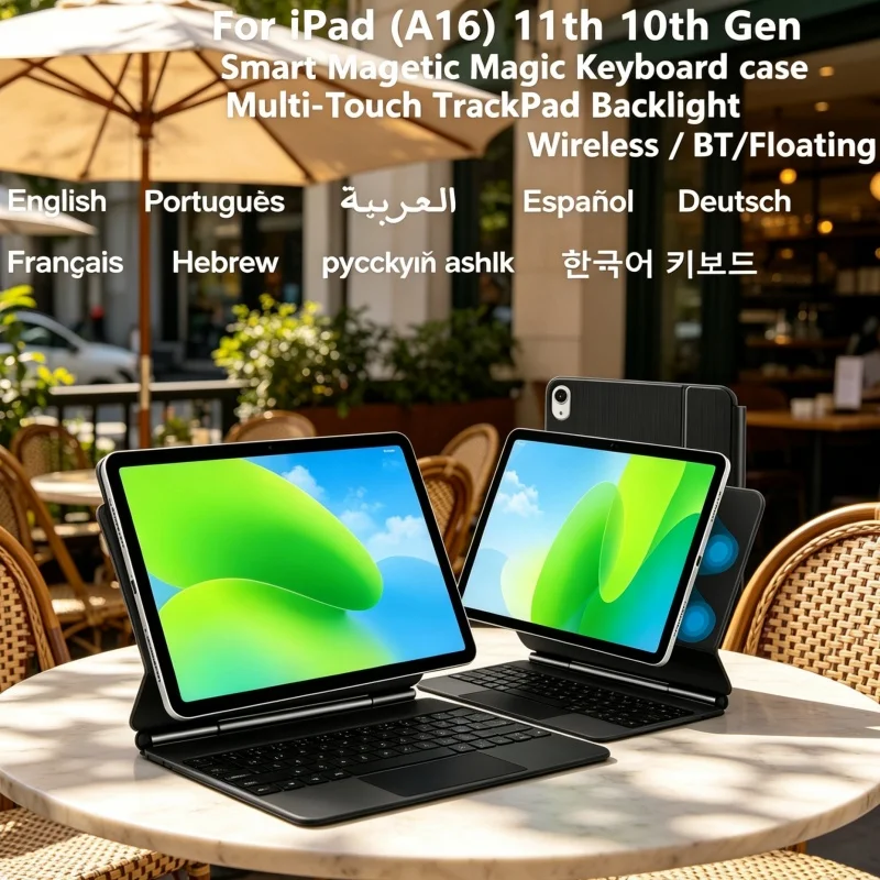 Keyboard Case for iPad 11th 20 - огляд і ціна Bluetooth Trackpad
